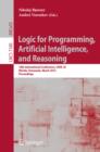 Image for Logic for programming, artificial intelligence, and reasoning: 16th international conference, LPAR-16, Dakar, Senegal, April 25-May 1, 2010, revised selected papers : 6355