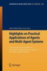 Image for Highlights on Practical Applications of Agents and Multi-Agent Systems