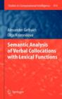 Image for Semantic Analysis of Verbal Collocations with Lexical Functions