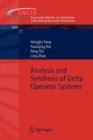 Image for Analysis and Synthesis of Delta Operator Systems