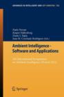 Image for Ambient Intelligence - Software and Applications