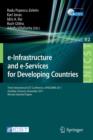 Image for e-Infrastructure and e-Services for Developing Countries