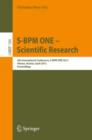 Image for S-BPM ONE - scientific research: 6th International Conference, S-BPM ONE 2014, Eichstatt, Germany, April 22-23, 2014, proceedings