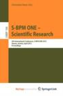 Image for S-BPM ONE - Scientific Research
