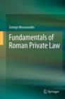 Image for Fundamentals of Roman private law