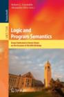 Image for Logic and Program Semantics