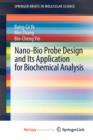 Image for Nano-Bio Probe Design and Its Application for Biochemical Analysis