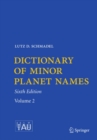 Image for Dictionary of minor planet names