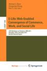 Image for E-Life: Web-Enabled Convergence of Commerce, Work, and Social Life