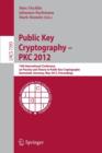 Image for Public Key Cryptography -- PKC 2012