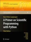 Image for A primer on scientific programming with Python : 6