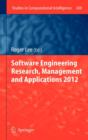 Image for Software Engineering Research, Management and Applications 2012