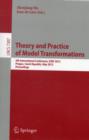 Image for Theory and Practice of Model Transformations : 5th International Conference, ICMT 2012, Prague, Czech Republic, May 28-29, 2012. Proceedings