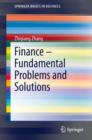 Image for Finance: fundamental problems and solutions