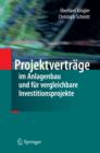 Image for Projektvertrage im Anlagenbau und fur vergleichbare Investitionsprojekte
