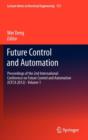 Image for Future Control and Automation