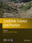Image for Landslide science and practiceVolume 4,: Global environmental change