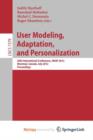 Image for User Modeling, Adaptation, and Personalization
