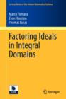 Image for Factoring Ideals in Integral Domains