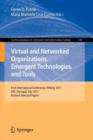 Image for Virtual and Networked Organizations, Emergent Technologies and Tools