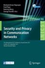 Image for Security and Privacy in Communication Networks : 7th International ICST Conference, SecureComm 2011, London, September 7-9, 2011, Revised Selected Papers