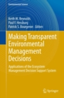 Image for Decision support for environmental management: applications of the ecosystem management decision support system