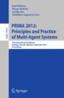 Image for Principles and practice of multi-agent systems