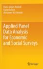 Image for Applied panel data analysis for economic and social surveys