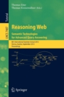 Image for Reasoning Web - Semantic Technologies for Advanced Query Answering : 8th International Summer School 2012, Vienna, Austria, September 3-8, 2012. Proceedings