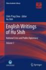 Image for English writings of Hu Shih  : national crisis and public diplomacy