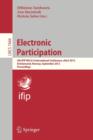 Image for Electronic Participation : Fourth IFIP WG 8.5 International Conference, ePart 2012, Kristiansand, Norway, September 3-5, 2012, Proceedings