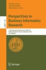Image for Perspectives in Business Informatics Research: 10th international conference, BIR 2011, Riga, Latvia, October 6-8, 2011 : proceedings