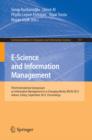 Image for E-science and information management: third International Symposium on Information Management in a Changing World, IMCW 2012, Ankara, Turkey, September 19-21, 2012. Proceedings : 317