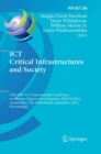 Image for ICT critical infrastructures and society: 10th IFIP TC 9 international conference on Human Choice and Computers, HCC10 2012 Amsterdam, the Netherlands, September 27-28, 2012, proceedings
