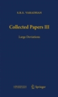 Image for Collected Papers III : Large Deviations