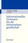 Image for Informationelles Vertrauen fur die Informationsgesellschaft