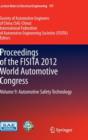 Image for Proceedings of the FISITA 2012 World Automotive Congress