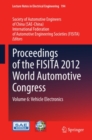Image for Proceedings of the FISITA 2012 World Automotive Congress.: (Vehicle electronics)