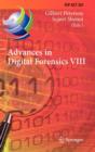 Image for Advances in digital forensics VIII  : 8th IFIP WG 11.9 International Conference on Digital Forensics, Pretoria, South Africa, January 3-5, 2012, revised selected papers