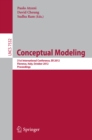 Image for Conceptual Modeling: 31st International Conference on Conceptual Modeling, Florence, Italy, October 15-18, 2012, Proceeding