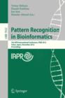 Image for Pattern Recognition in Bioinformatics