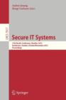 Image for Secure IT Systems : 17th Nordic Conference, NordSec 2012, Karlskrona, Sweden, October 31 -- November 2, 2012, Proceedings