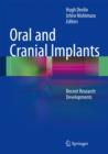 Image for Oral and cranial implants  : recent research developments