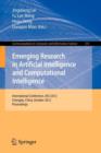 Image for Emerging Research in Artificial Intelligence and Computational Intelligence