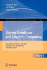 Image for System Simulation and Scientific Computing