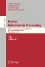 Image for Neural Information Processing : 19th International Conference, ICONIP 2012, Doha, Qatar, November 12-15, 2012, Proceedings, Part III