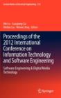 Image for Proceedings of the 2012 International Conference on Information Technology and Software Engineering