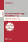 Image for Advances in Cryptology -- ASIACRYPT 2012