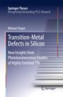 Image for Transition-Metal Defects in Silicon: New Insights from Photoluminescence Studies of Highly Enriched 28Si