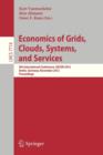Image for Economics of Grids, Clouds, Systems, and Services : 9th International Conference, GECON 2012, Berlin, Germany, November 27-28, 2012, Proceedings